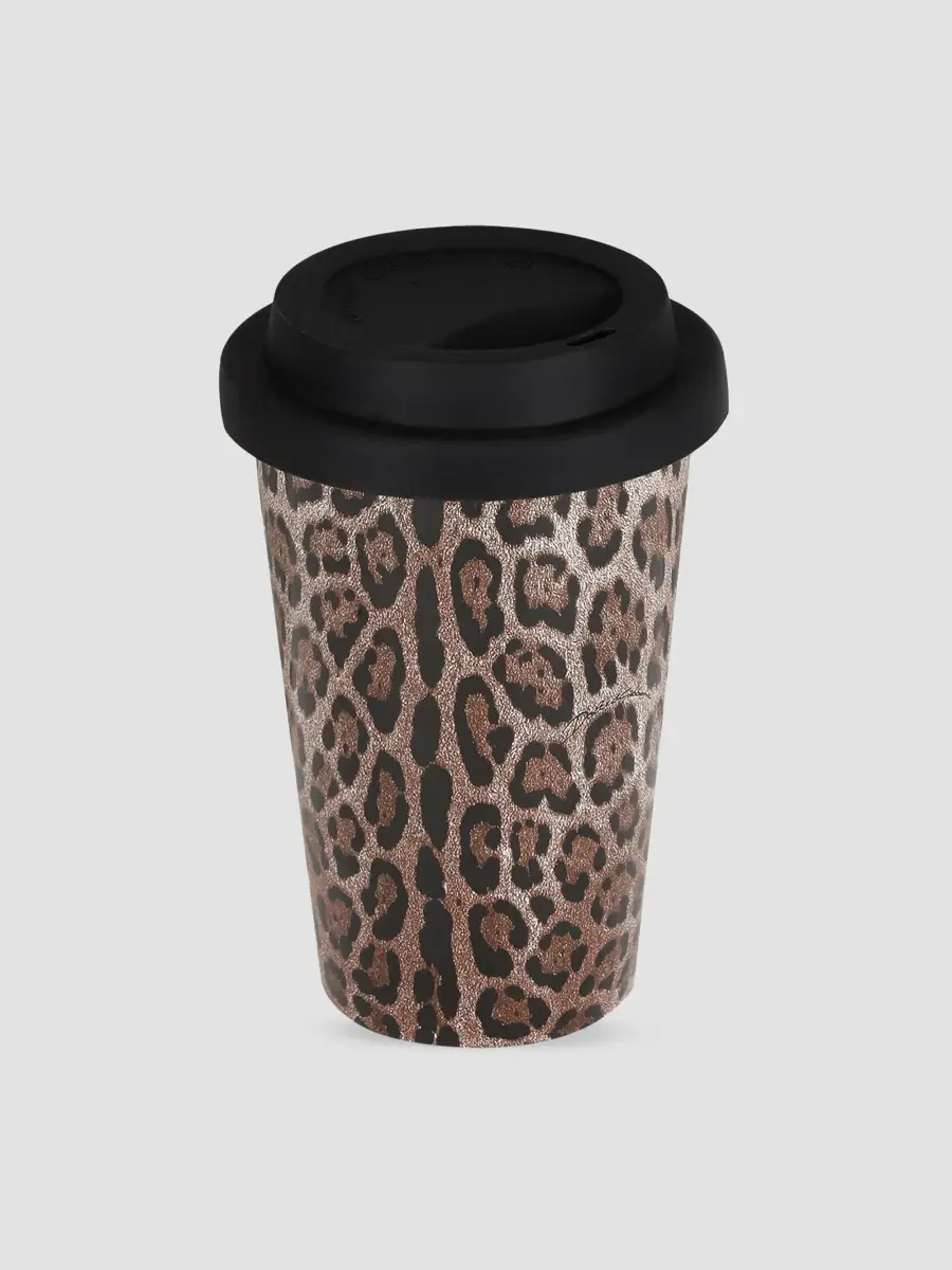 Dolce & Gabbana Leopard-Print Ceramic Travel Mug | Thumbnail 2 Dolce & Gabbana Leopard-Print Ceramic Travel Mug | Thumbnail 2