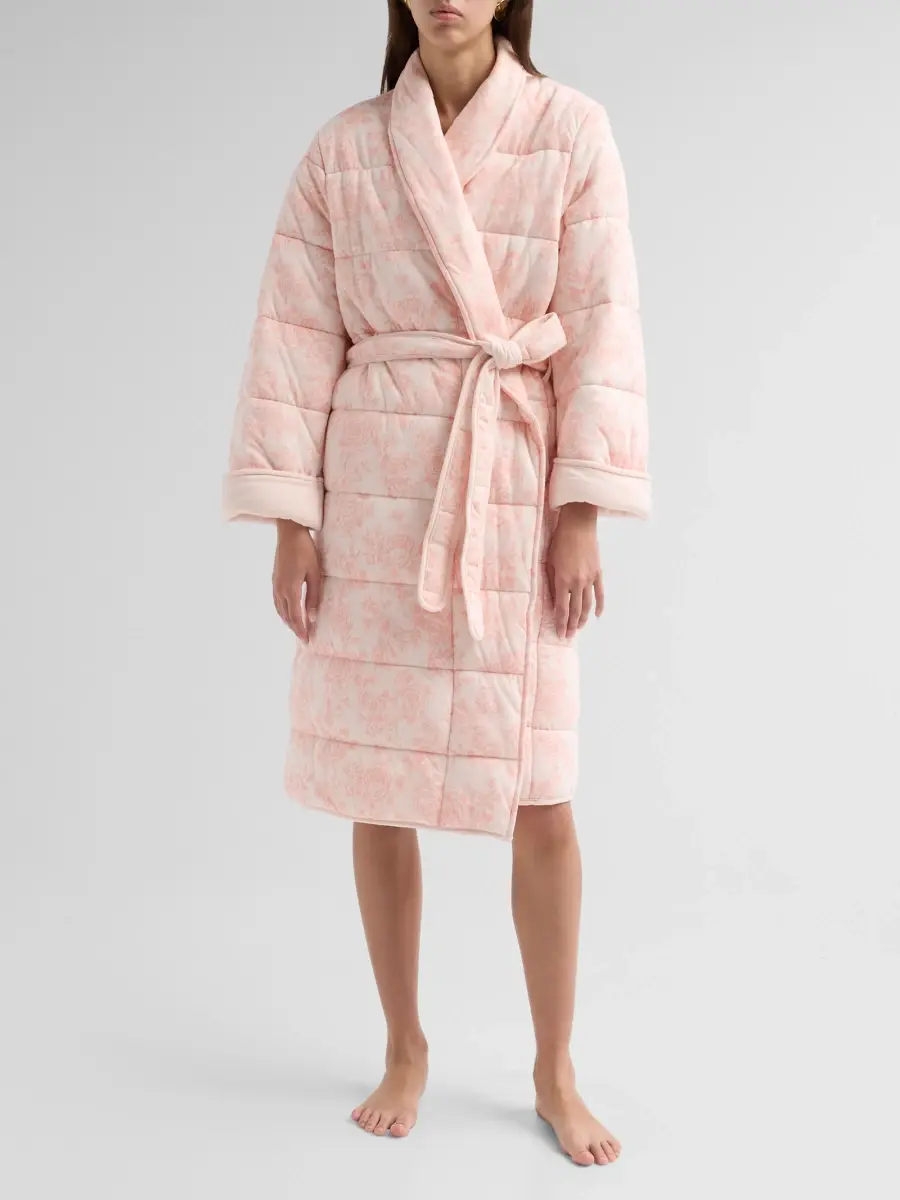 Papinelle Women's Nostalgia Cuddle Puffa Robe | Thumbnail 2