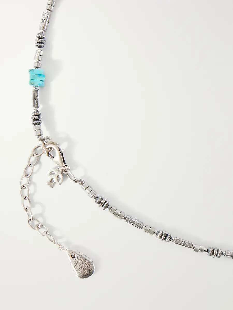 Peyote Bird High Desert Sterling Silver Multi-Stone Necklace - Men | Thumbnail 3 Peyote Bird High Desert Sterling Silver Multi-Stone Necklace - Men | Thumbnail 3