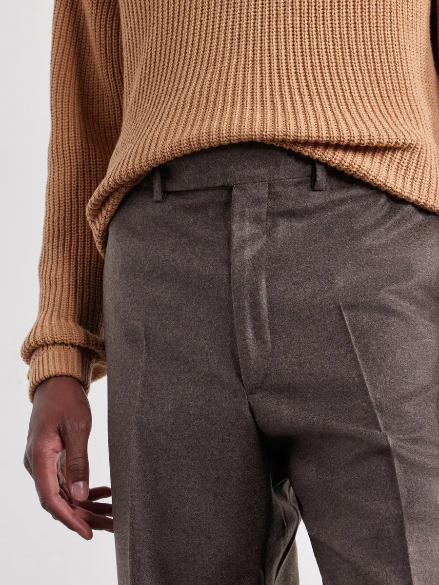Stòffa Straight-Leg Wool and Cashmere-Blend Flannel Trousers - Men | Thumbnail 5 Stòffa Straight-Leg Wool and Cashmere-Blend Flannel Trousers - Men | Thumbnail 5