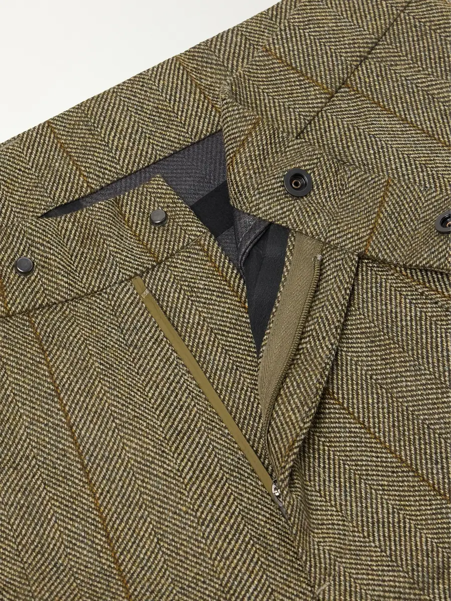 Purdey Herringbone Wool-Blend Tweed Trousers - Men | Thumbnail 3 Purdey Herringbone Wool-Blend Tweed Trousers - Men | Thumbnail 3