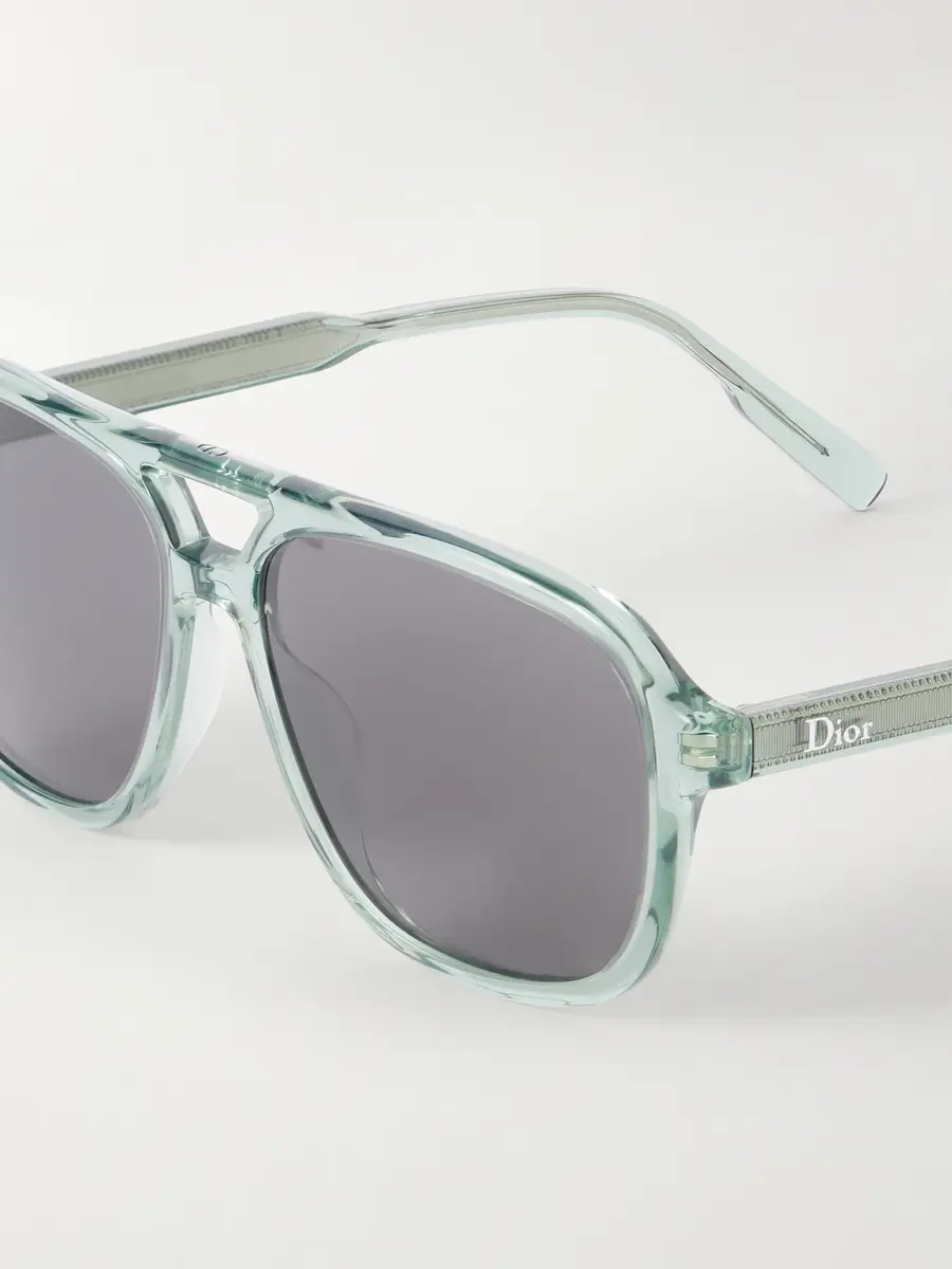 DIOR Eyewear DioRibbon A1I Aviator-Style Acetate Sunglasses - Men | Thumbnail 3 DIOR Eyewear DioRibbon A1I Aviator-Style Acetate Sunglasses - Men | Thumbnail 3