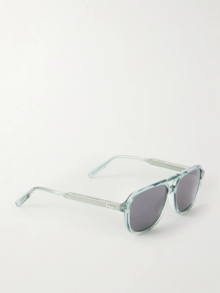 DIOR Eyewear DioRibbon A1I Aviator-Style Acetate Sunglasses - Men | Thumbnail 4 DIOR Eyewear DioRibbon A1I Aviator-Style Acetate Sunglasses - Men | Thumbnail 4