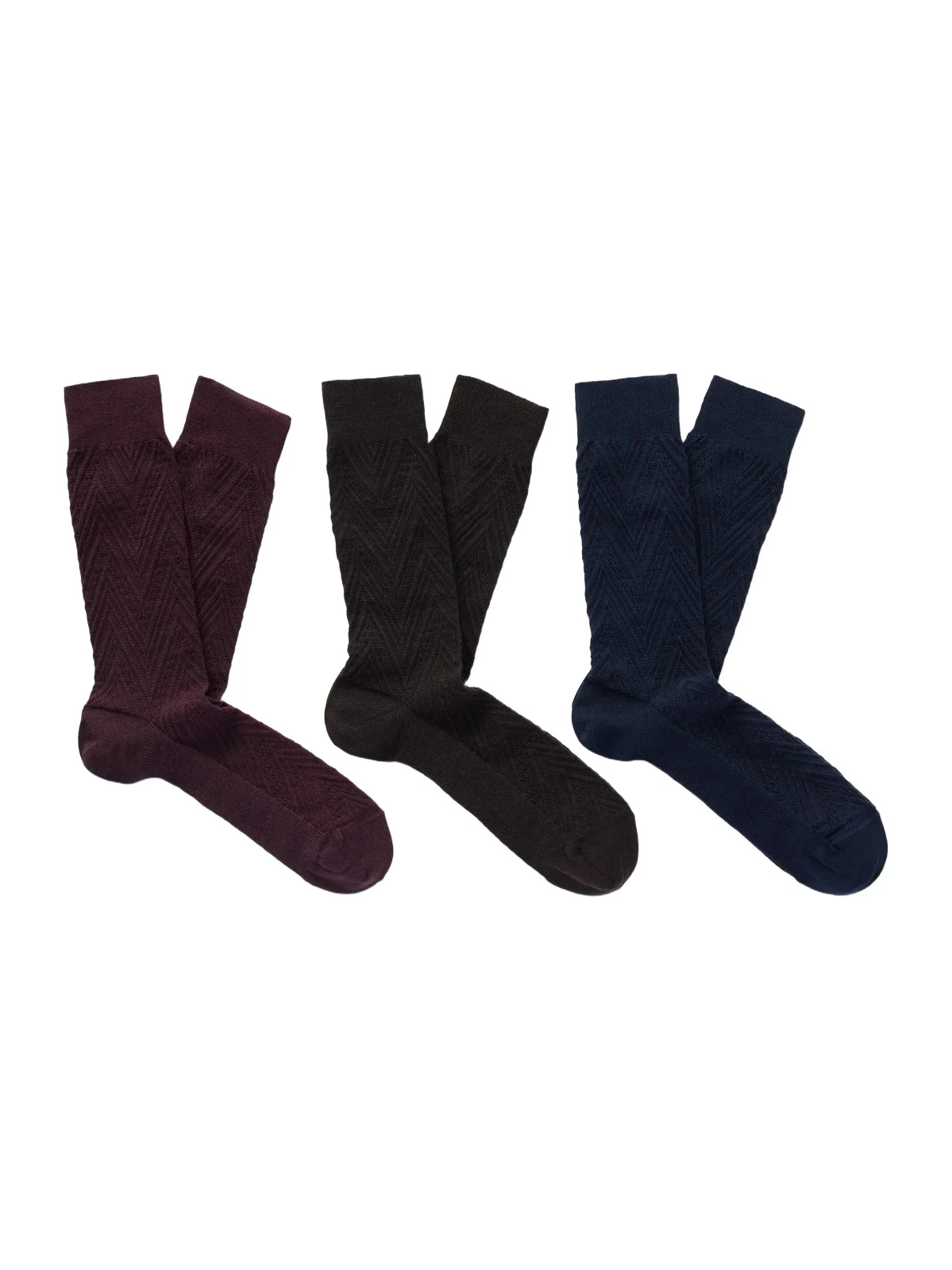 Missoni Three-Pack Crochet-Knit Socks - Men