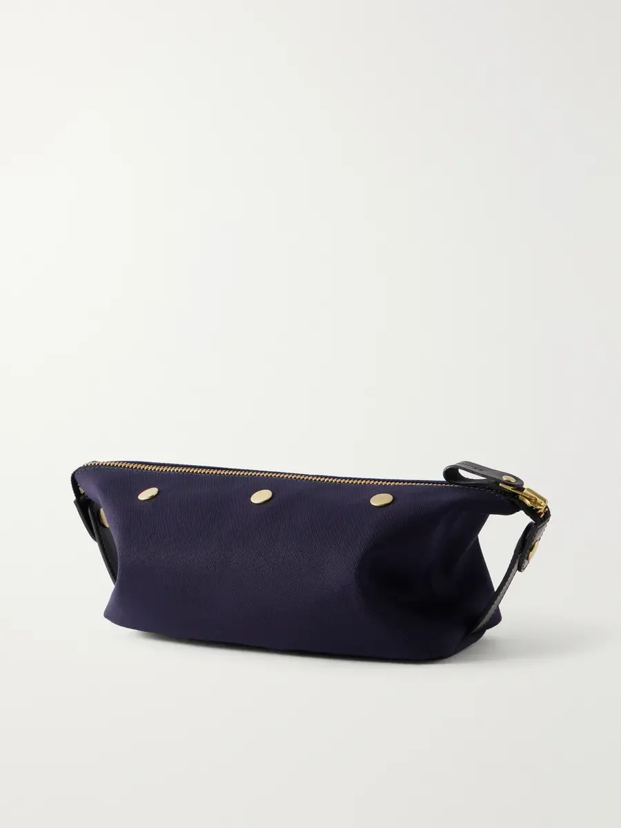 Bennett Winch Leather-Trimmed Cotton-Twill Wash Bag - Men | Thumbnail 2 Bennett Winch Leather-Trimmed Cotton-Twill Wash Bag - Men | Thumbnail 2