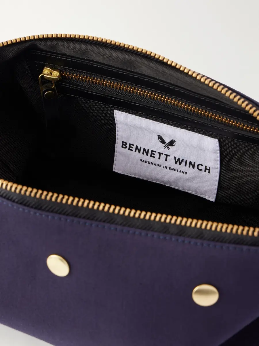 Bennett Winch Leather-Trimmed Cotton-Twill Wash Bag - Men | Thumbnail 4 Bennett Winch Leather-Trimmed Cotton-Twill Wash Bag - Men | Thumbnail 4