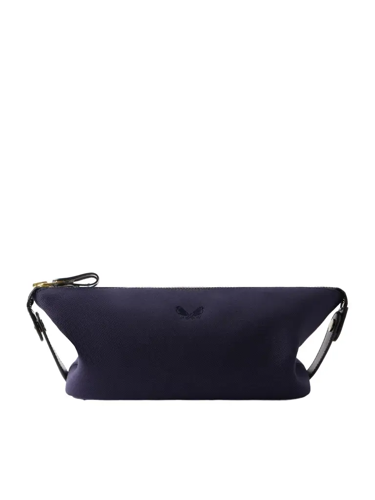 Bennett Winch Leather-Trimmed Cotton-Twill Wash Bag - Men | Thumbnail 1 Bennett Winch Leather-Trimmed Cotton-Twill Wash Bag - Men | Thumbnail 1