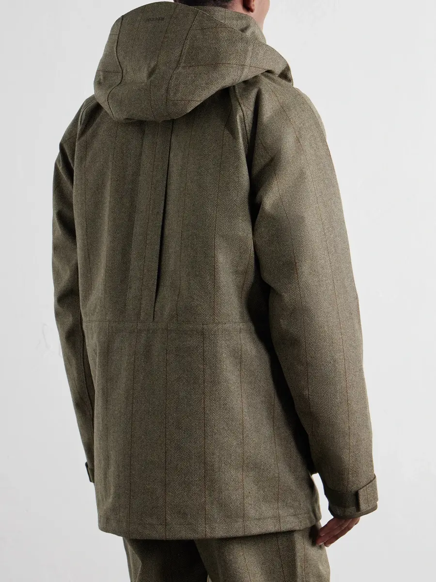 Purdey Hooded Shell-Tweed Field Jacket - Men | Thumbnail 5