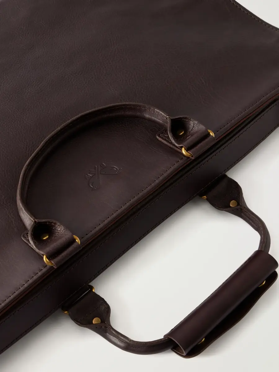 Bennett Winch Trifold Leather Suit Carrier - Men | Thumbnail 5 Bennett Winch Trifold Leather Suit Carrier - Men | Thumbnail 5