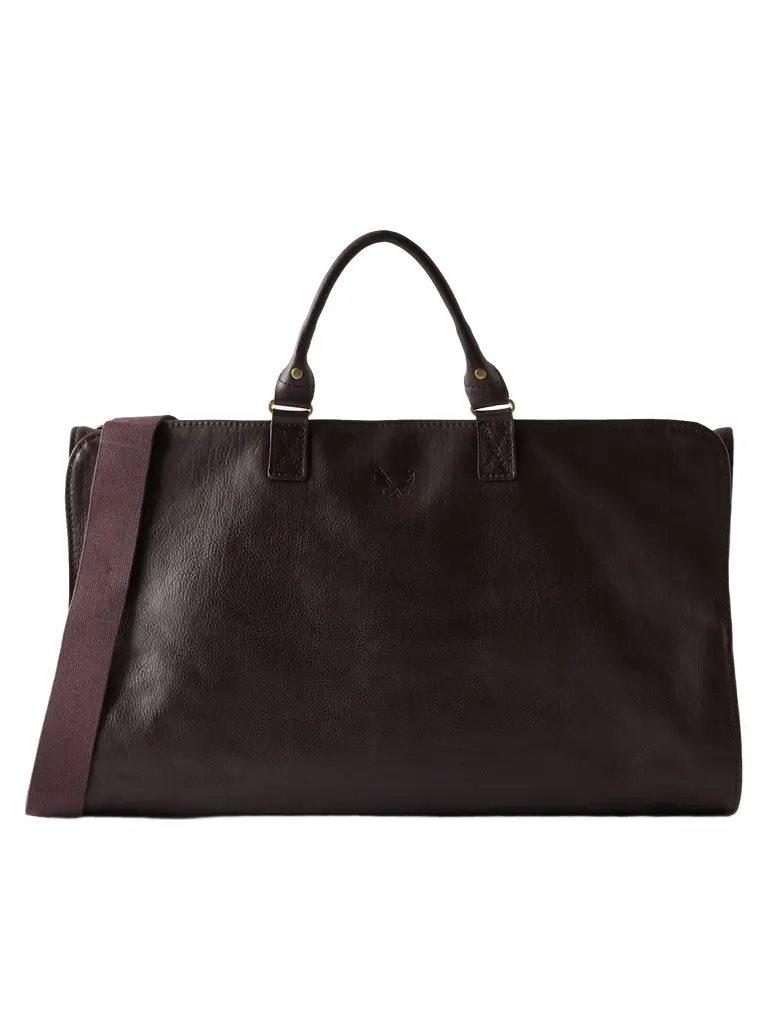 Bennett Winch Trifold Leather Suit Carrier - Men