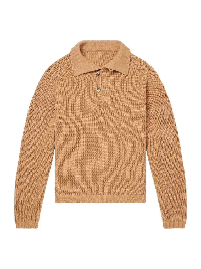 Stòffa Ribbed Foxfibre® Cotton Sweater - Men