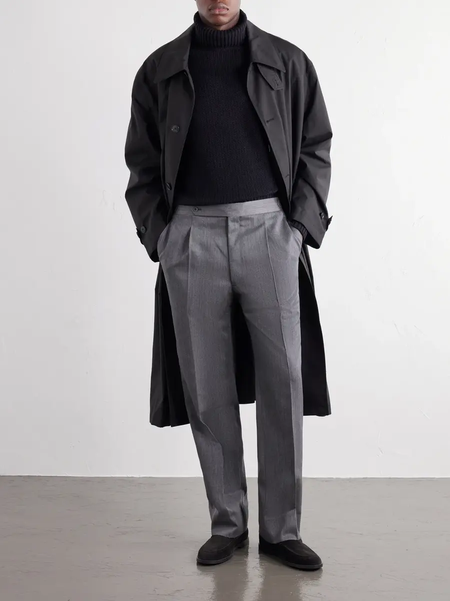 Stòffa Straight-Leg Wool-Twill Trousers - Men | Thumbnail 2 Stòffa Straight-Leg Wool-Twill Trousers - Men | Thumbnail 2