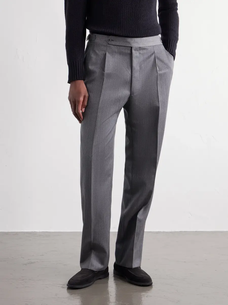 Stòffa Straight-Leg Wool-Twill Trousers - Men | Thumbnail 3 Stòffa Straight-Leg Wool-Twill Trousers - Men | Thumbnail 3