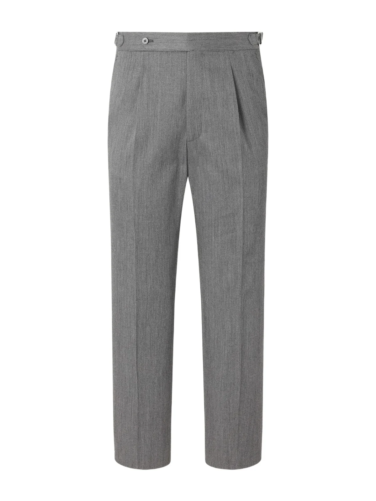 Straight-Leg Wool-Twill Trousers - Men Straight-Leg Wool-Twill Trousers - Men