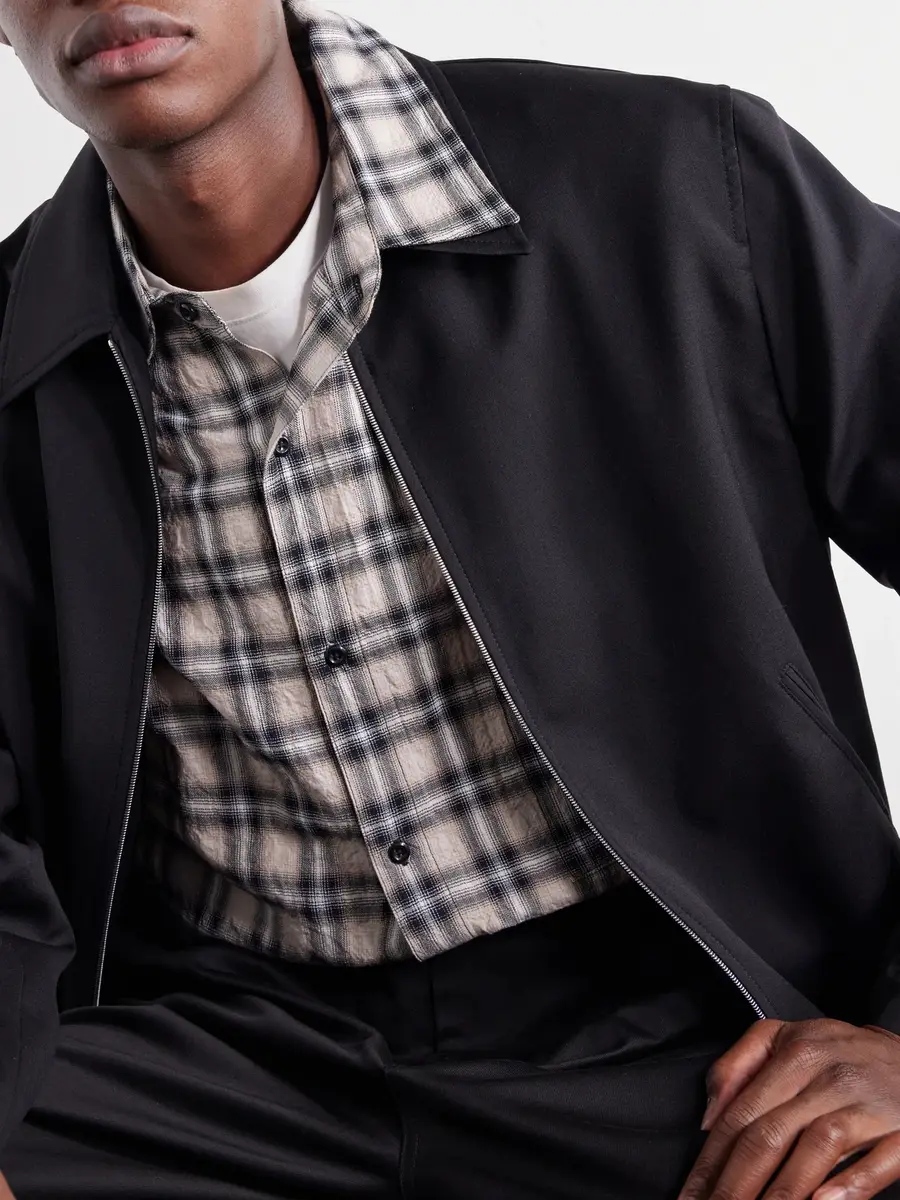 Nahmias Checked Cotton-Blend Seersucker Shirt - Men | Thumbnail 5 Nahmias Checked Cotton-Blend Seersucker Shirt - Men | Thumbnail 5