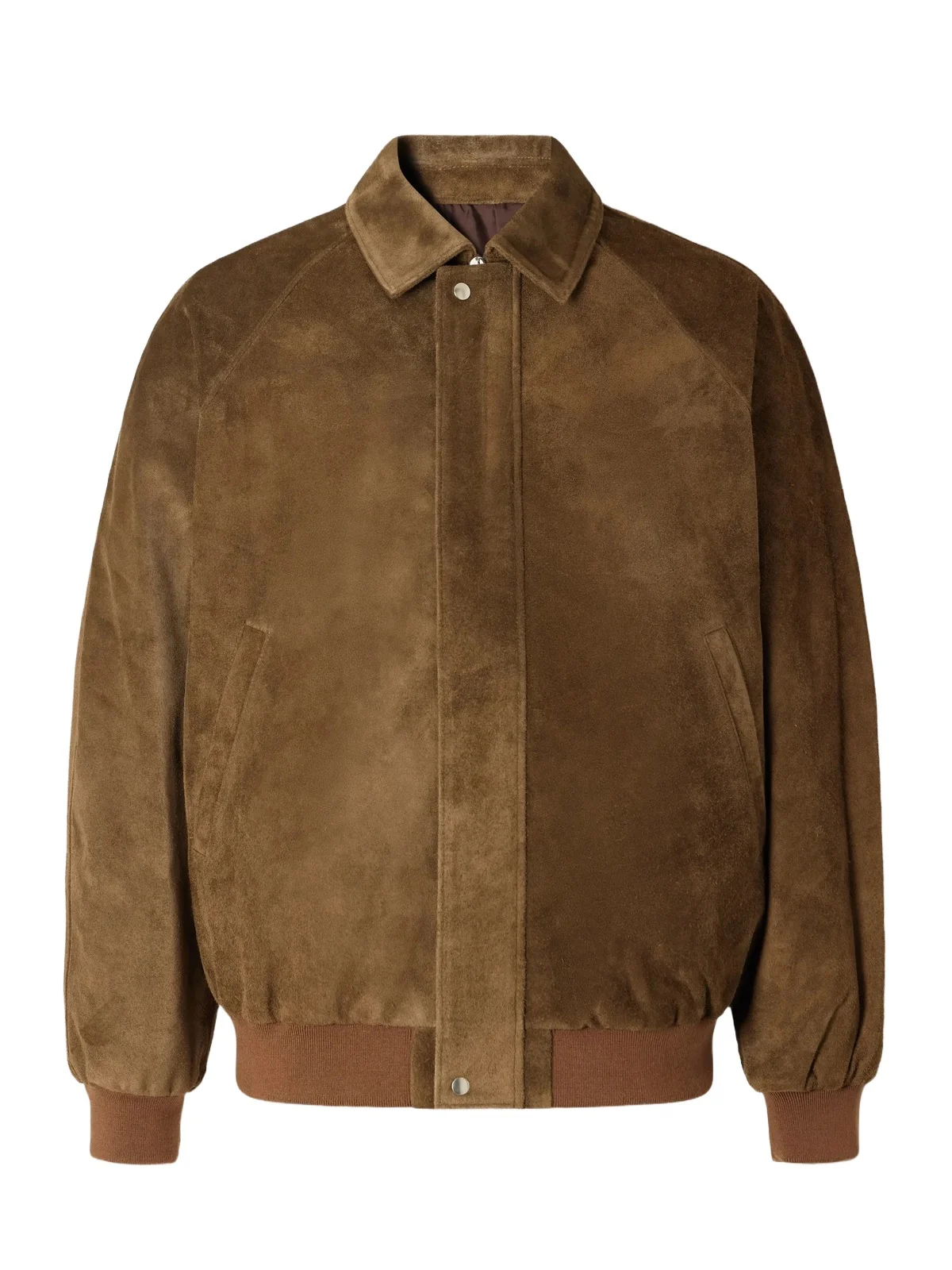 Graphpaper Rib-Trimmed Suede Blouson Jacket - Men