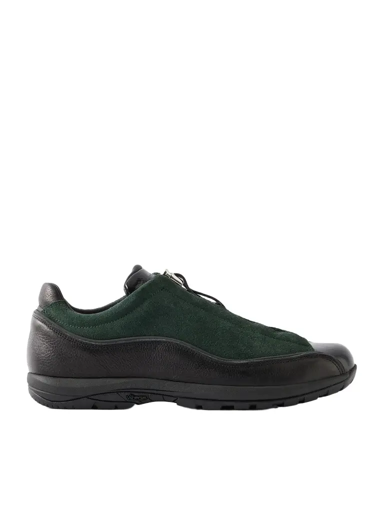Diemme Licata Leather-Trimmed Suede Sneakers - Men