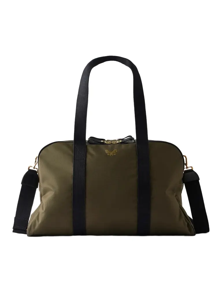 Bennett Winch Sport Holdall Leather-Trimmed Cotton-Canvas Weekend Bag - Men