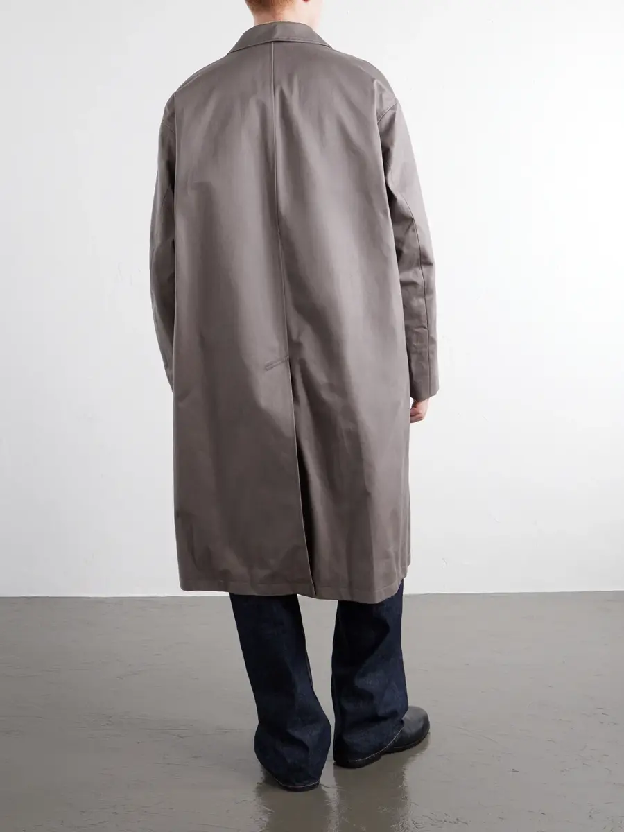 Graphpaper Railway Cotton-Twill Trench Coat - Men | Thumbnail 4 Graphpaper Railway Cotton-Twill Trench Coat - Men | Thumbnail 4