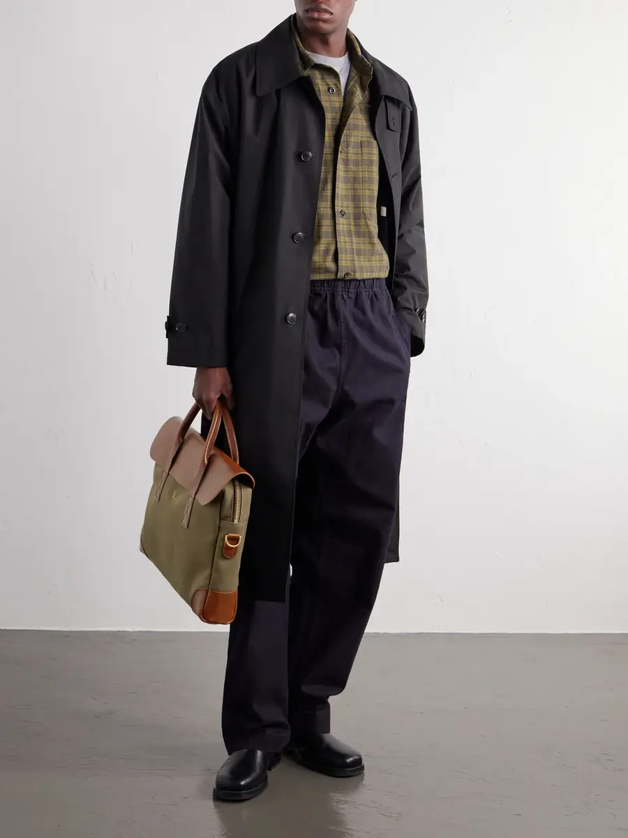 Bennett Winch Leather-Trimmed Cotton-Twill Briefcase - Men | Thumbnail 2 Bennett Winch Leather-Trimmed Cotton-Twill Briefcase - Men | Thumbnail 2
