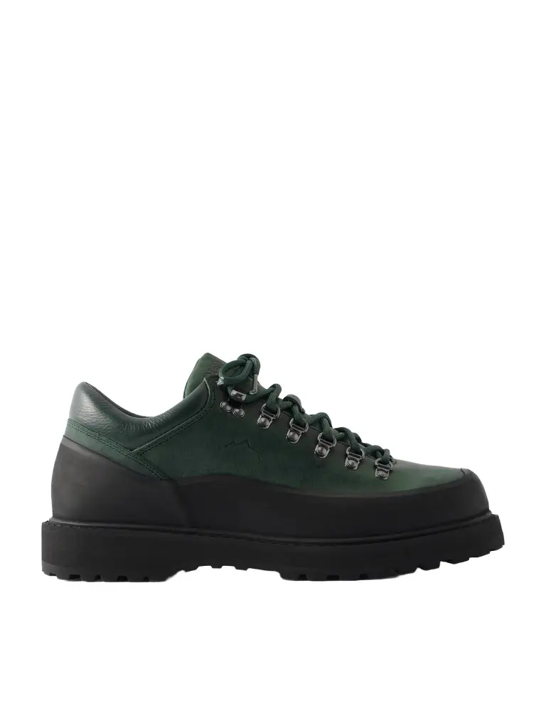 Cornaro Gomma Rubber-Trimmed Waxed-Leather Hiking Boots - Men