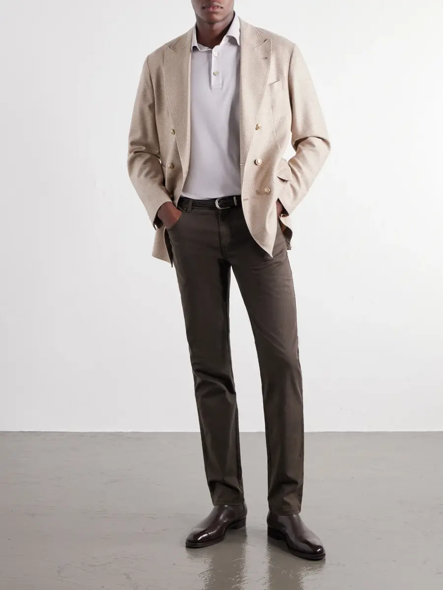 Kiton Cotton-Jersey Polo Shirt - Men | Thumbnail 2
