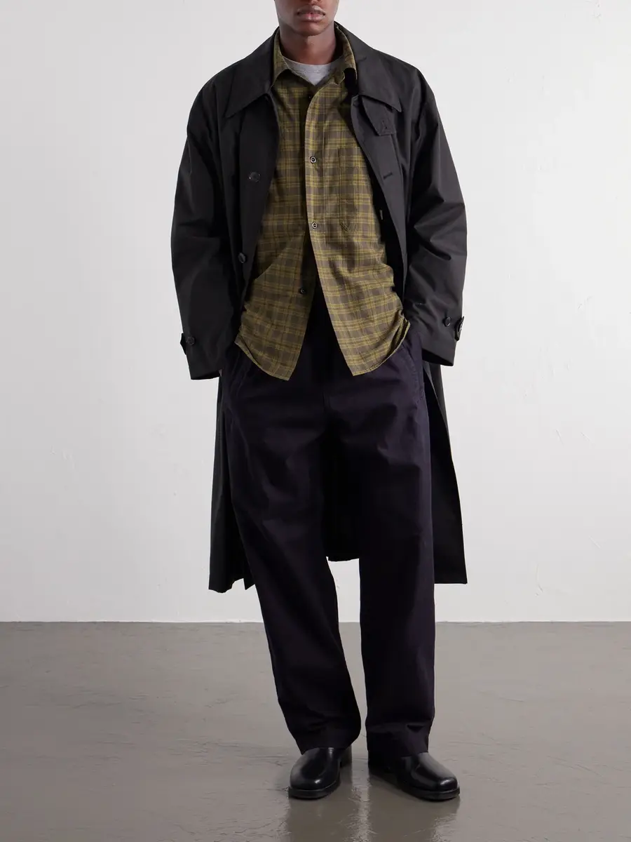 Margaret Howell The Basic Checked Cotton-Poplin Shirt - Men | Thumbnail 2 Margaret Howell The Basic Checked Cotton-Poplin Shirt - Men | Thumbnail 2