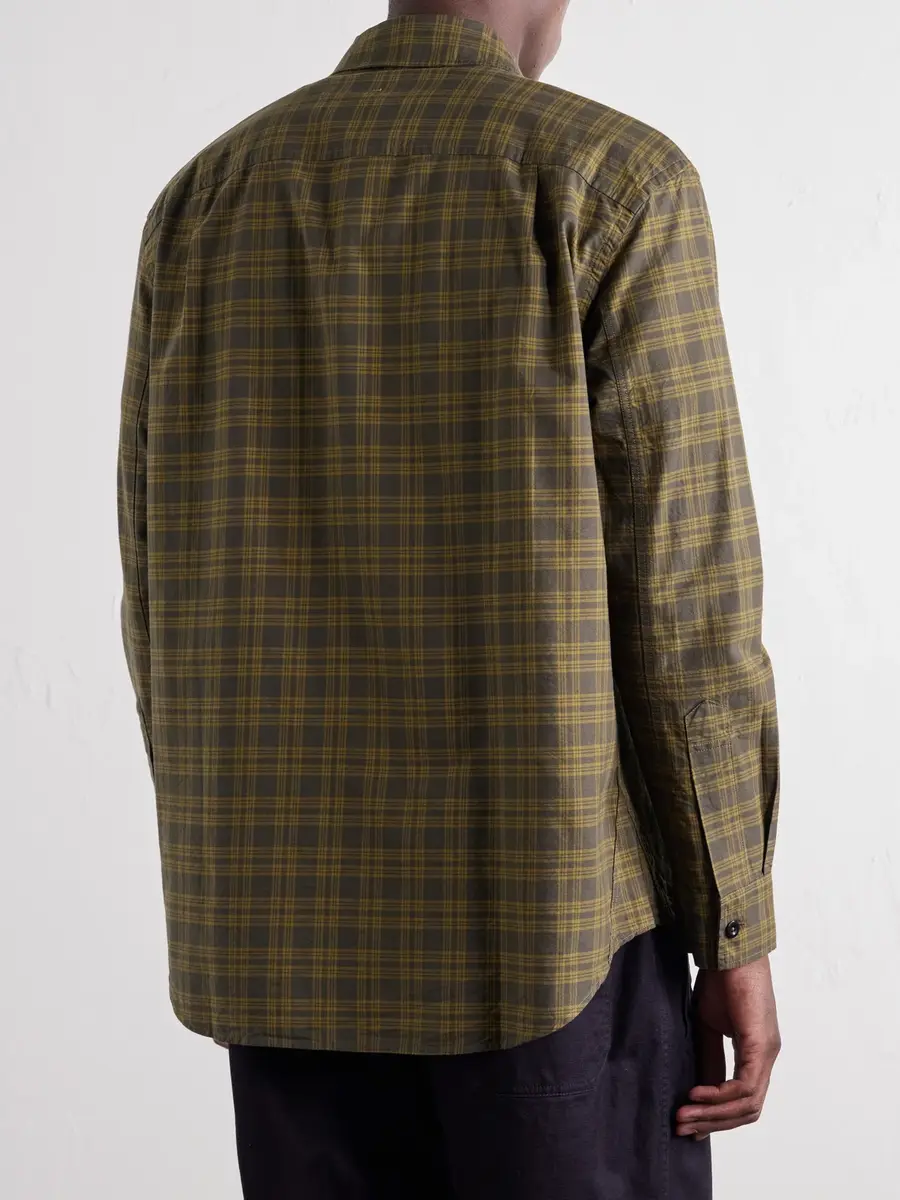 Margaret Howell The Basic Checked Cotton-Poplin Shirt - Men | Thumbnail 4 Margaret Howell The Basic Checked Cotton-Poplin Shirt - Men | Thumbnail 4