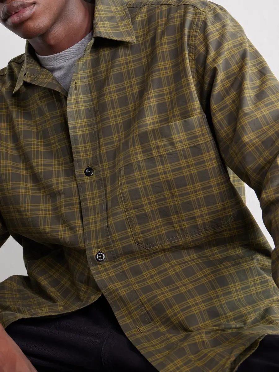 Margaret Howell The Basic Checked Cotton-Poplin Shirt - Men | Thumbnail 5 Margaret Howell The Basic Checked Cotton-Poplin Shirt - Men | Thumbnail 5