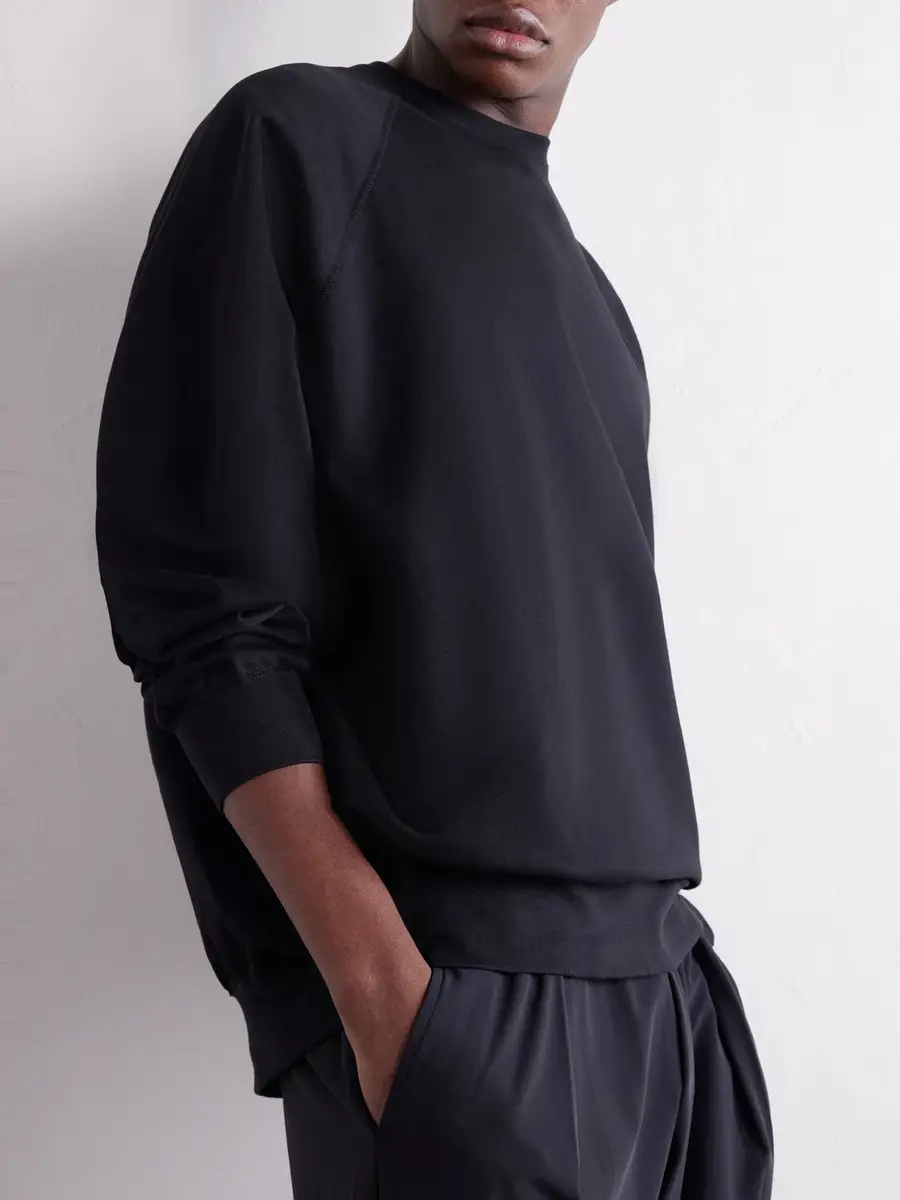 Graphpaper Cotton-Jersey Sweatshirt - Men | Thumbnail 5 Graphpaper Cotton-Jersey Sweatshirt - Men | Thumbnail 5