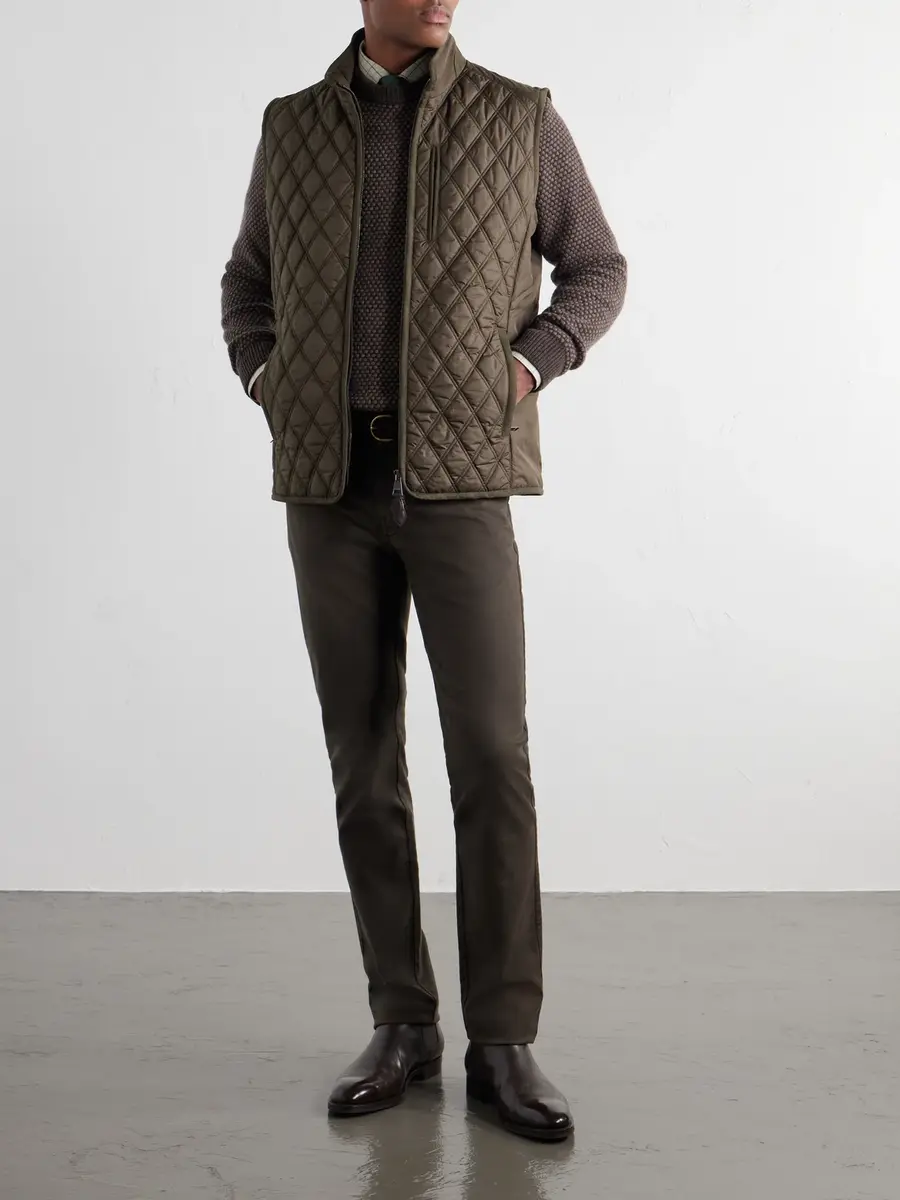 Purdey Moorland Padded Quilted Shell Gilet - Men | Thumbnail 2 Purdey Moorland Padded Quilted Shell Gilet - Men | Thumbnail 2