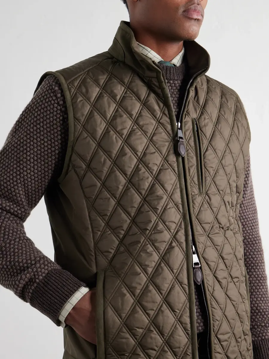 Purdey Moorland Padded Quilted Shell Gilet - Men | Thumbnail 3 Purdey Moorland Padded Quilted Shell Gilet - Men | Thumbnail 3