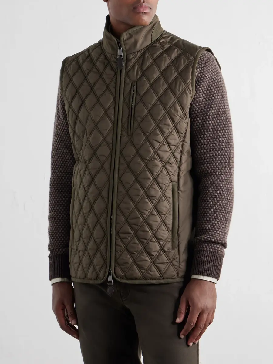 Purdey Moorland Padded Quilted Shell Gilet - Men | Thumbnail 4 Purdey Moorland Padded Quilted Shell Gilet - Men | Thumbnail 4
