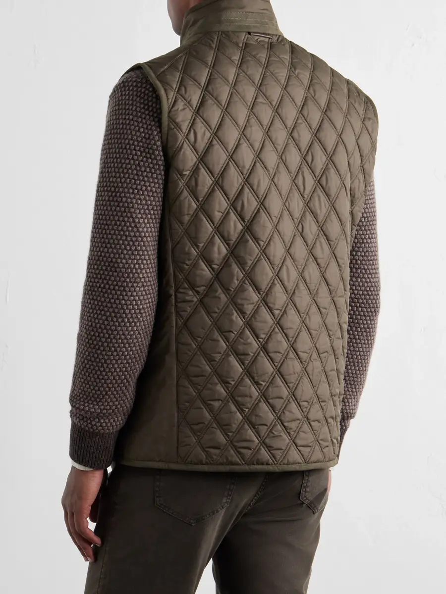 Purdey Moorland Padded Quilted Shell Gilet - Men | Thumbnail 5 Purdey Moorland Padded Quilted Shell Gilet - Men | Thumbnail 5