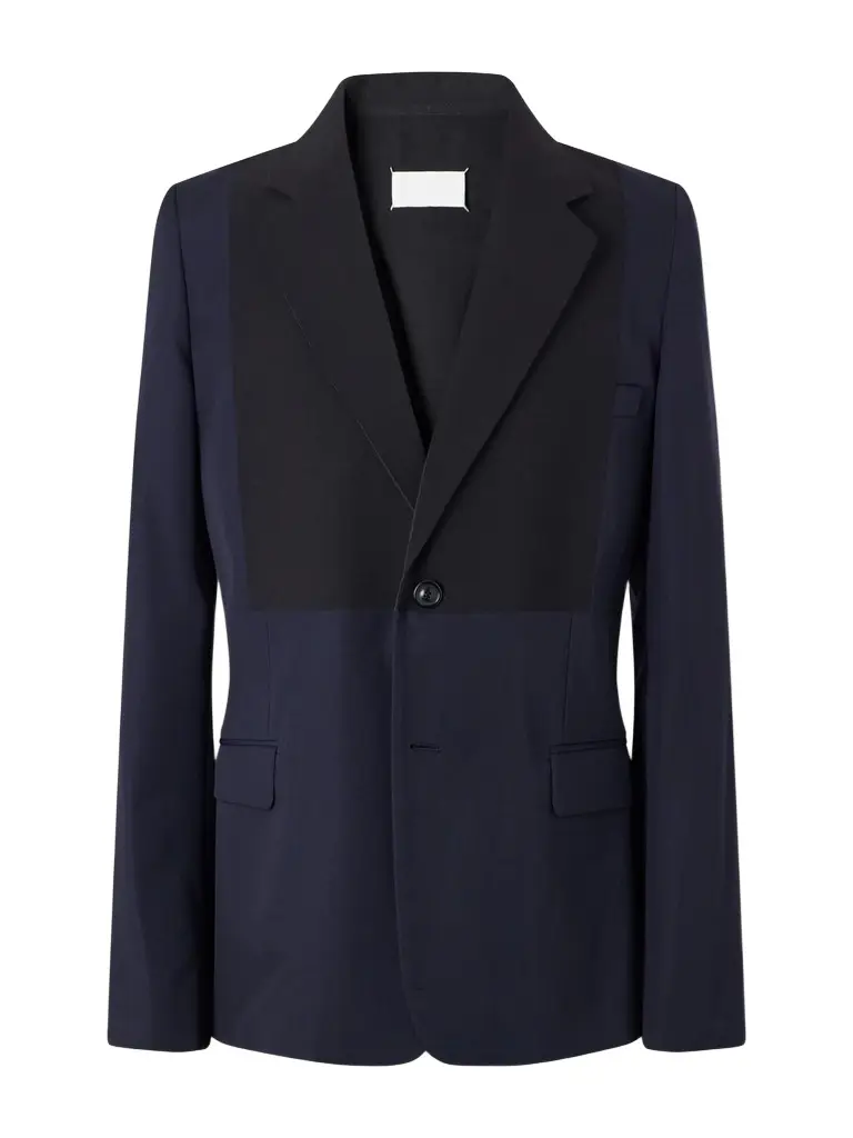 Maison Margiela Two-Tone Virgin Wool-Twill Blazer - Men
