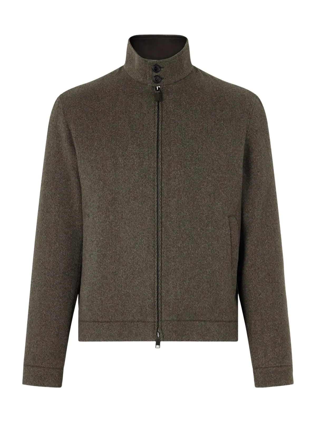 Zegna Wool and Cashmere-Blend Blouson Jacket - Men