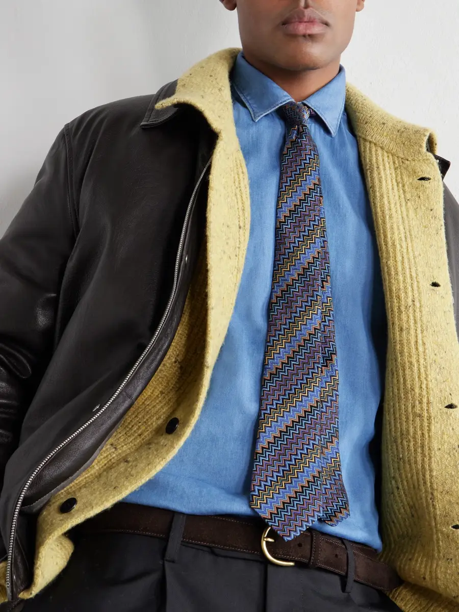 Missoni 7cm Crochet-Knit Silk Tie - Men | Thumbnail 2 Missoni 7cm Crochet-Knit Silk Tie - Men | Thumbnail 2