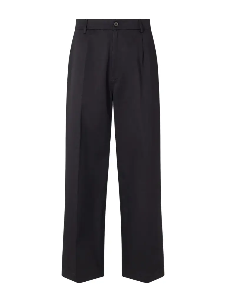 Nahmias Volume Wide-Leg Pleated Cotton Trousers - Men