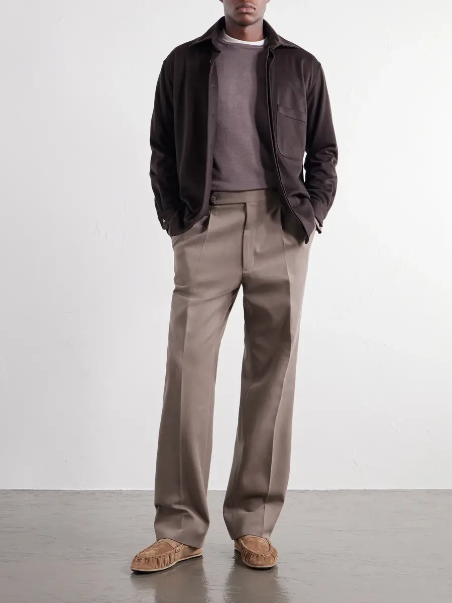 Stòffa Wool And Silk-Blend T-Shirt - Men | Thumbnail 2 Stòffa Wool And Silk-Blend T-Shirt - Men | Thumbnail 2