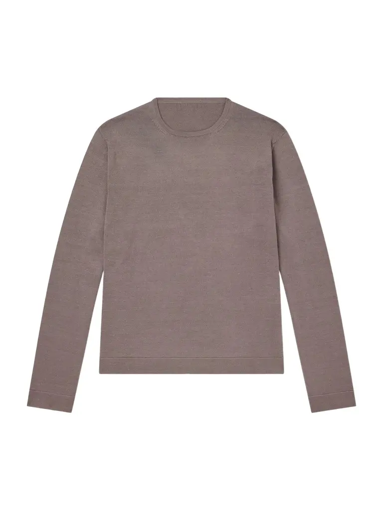 Stòffa Wool And Silk-Blend T-Shirt - Men