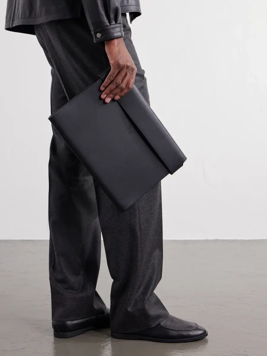 Bennett Winch Small Folio Leather Pouch - Men | Thumbnail 2 Bennett Winch Small Folio Leather Pouch - Men | Thumbnail 2