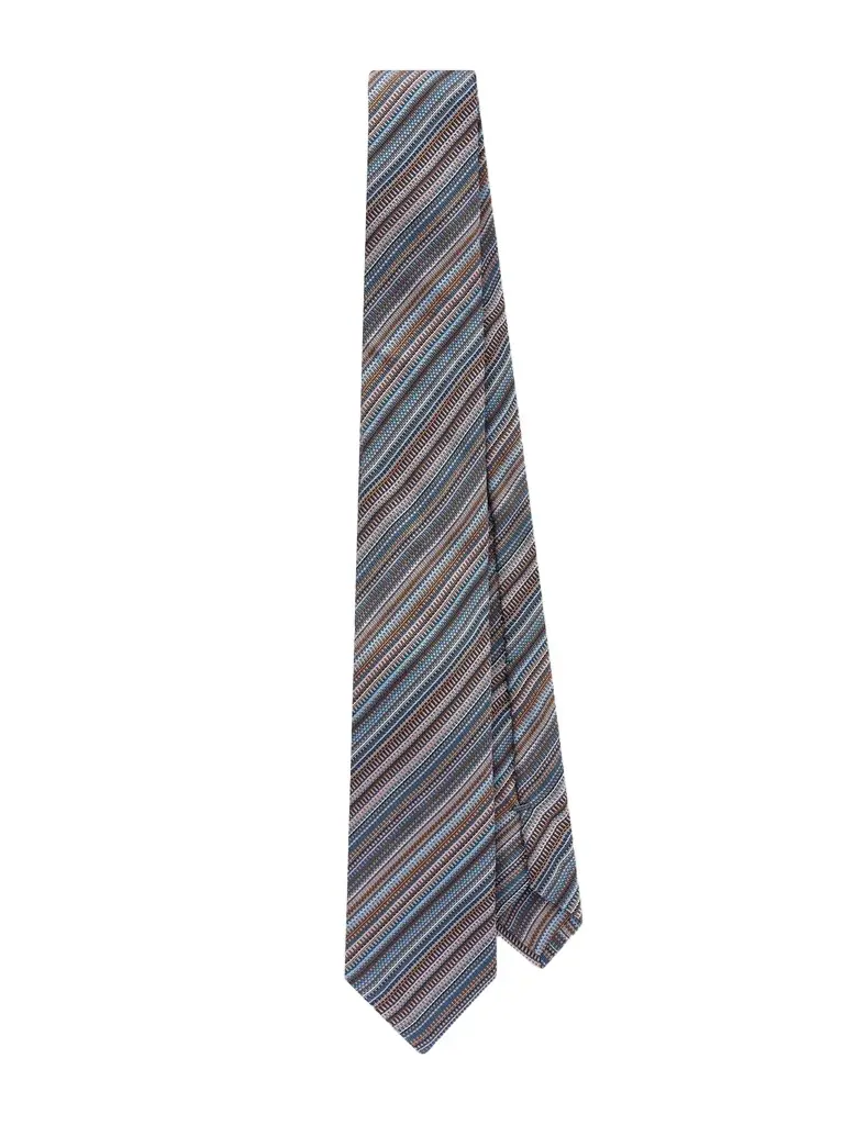 Missoni 7cm Crochet-Knit Silk Tie - Men