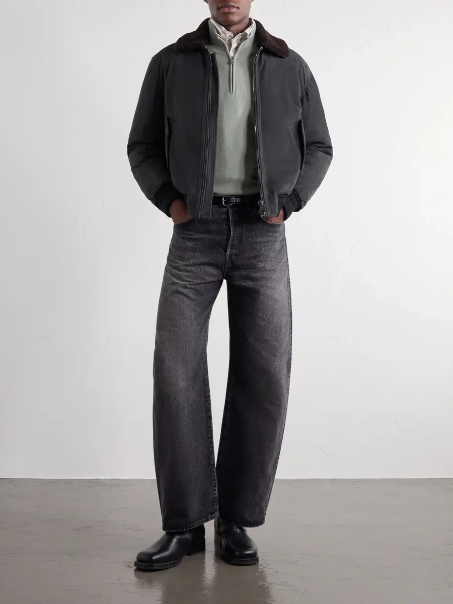 Valstar Cudden Plush-Trimmed Suede Down Jacket - Men | Thumbnail 2