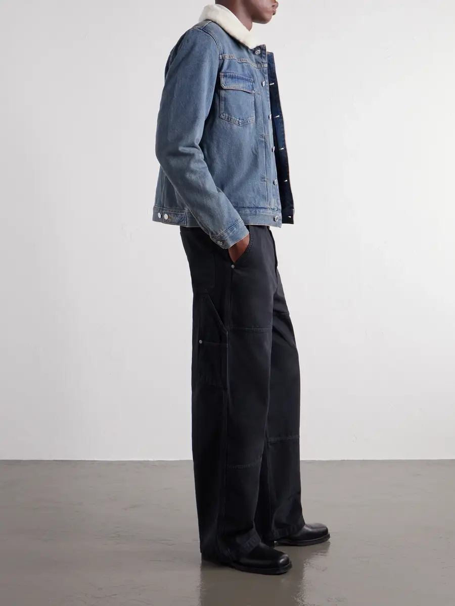A.P.C. Don Wide-Leg Panelled Jeans - Men | Thumbnail 2 A.P.C. Don Wide-Leg Panelled Jeans - Men | Thumbnail 2