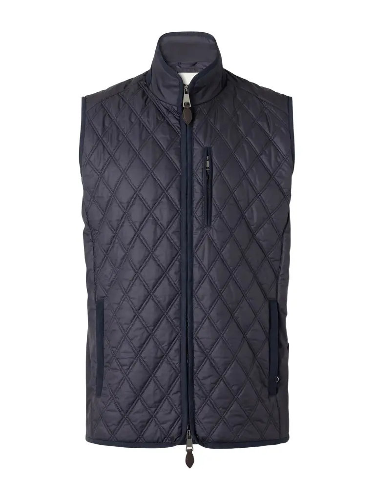 Purdey Moorland Padded Quilted Shell Gilet - Men