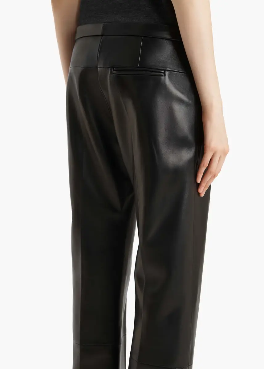 Khaite Miles Pant In Black Leather | Thumbnail 6
