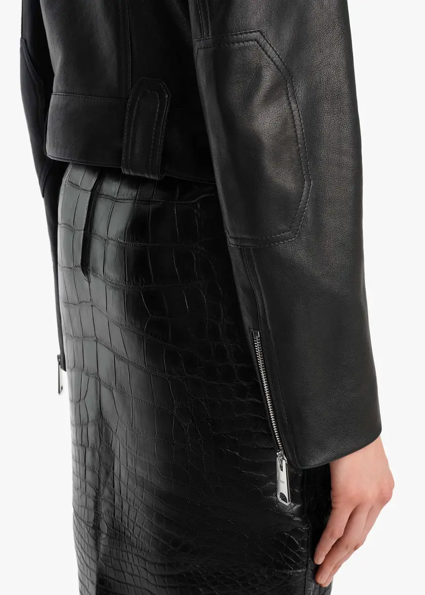 Khaite Amelia Jacket In Black | Thumbnail 6 Khaite Amelia Jacket In Black | Thumbnail 6