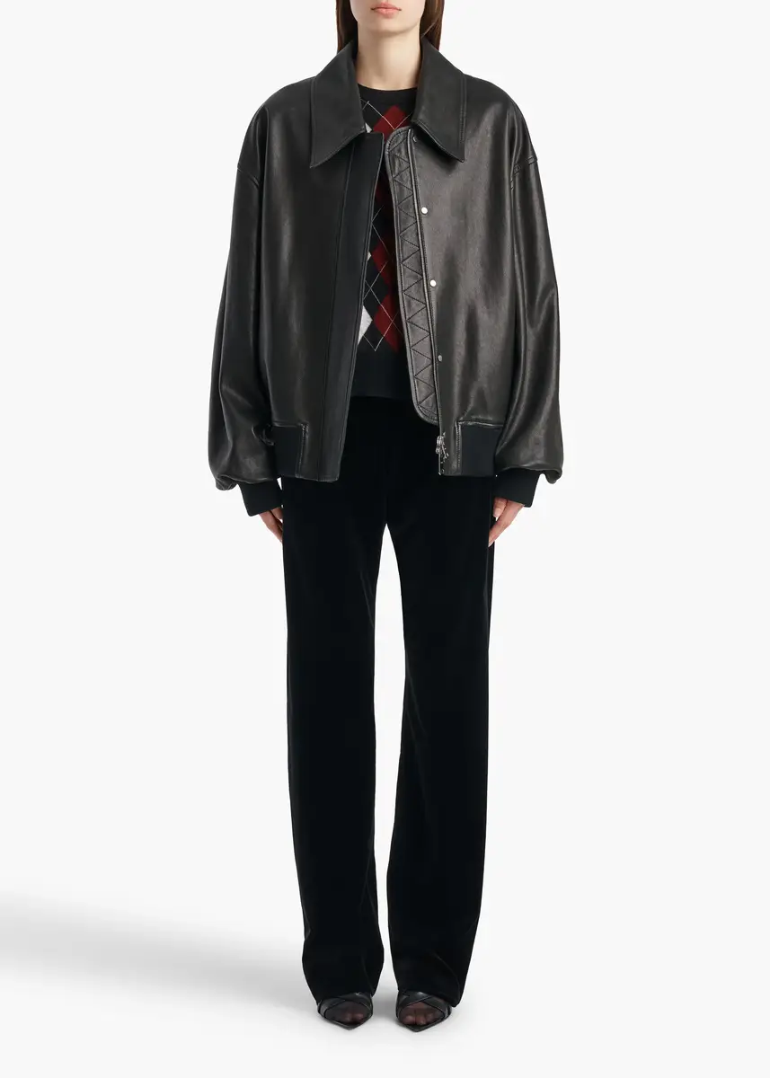 Khaite Aimee Jacket In Black | Thumbnail 2 Khaite Aimee Jacket In Black | Thumbnail 2