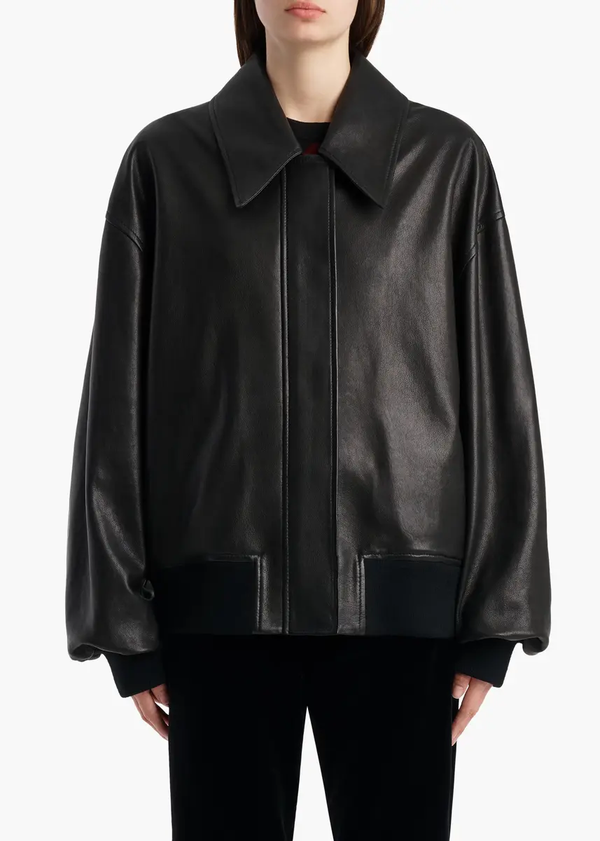Khaite Aimee Jacket In Black | Thumbnail 3 Khaite Aimee Jacket In Black | Thumbnail 3