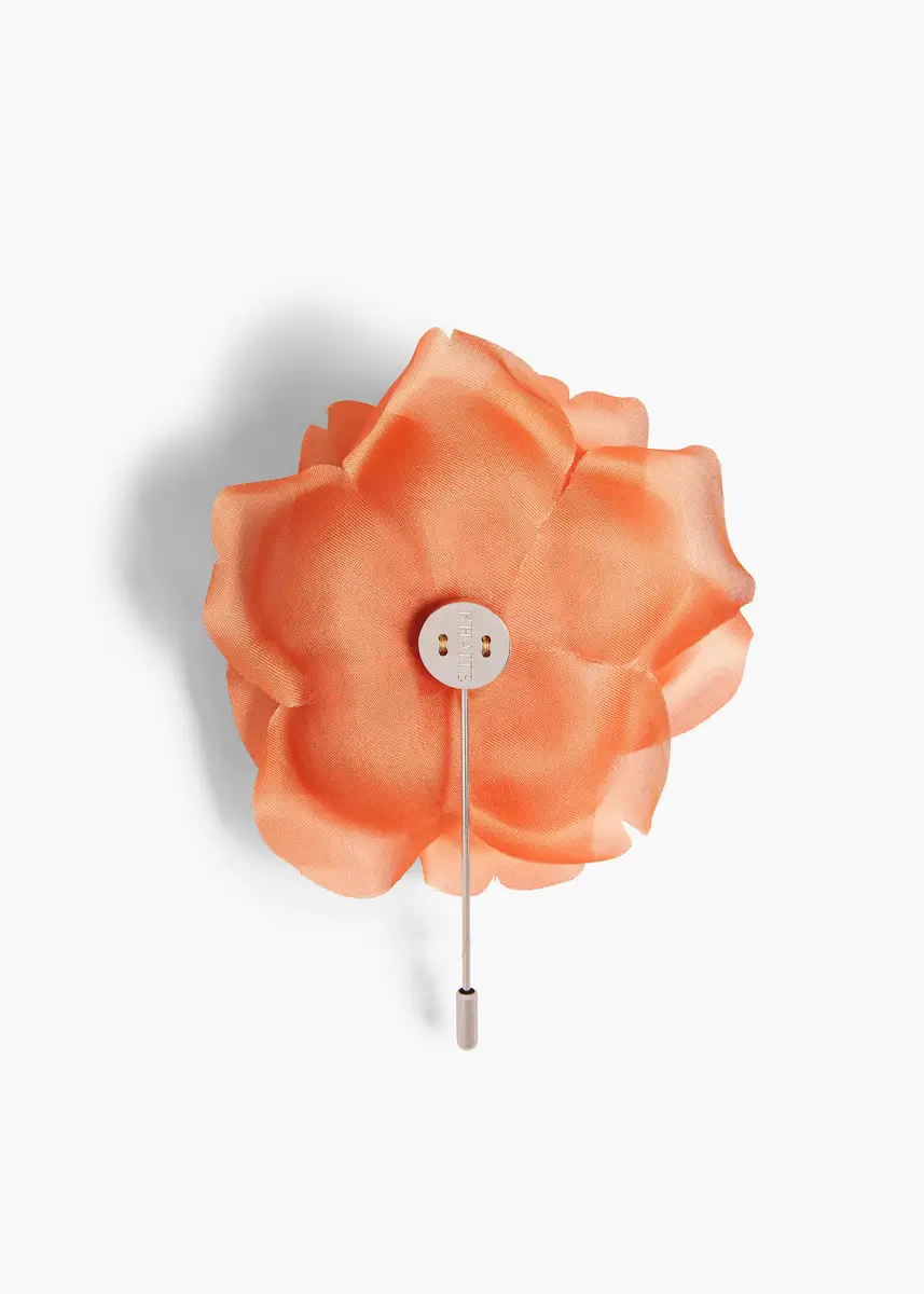 Khaite Frankie Floral Brooch In Orange | Thumbnail 2 Khaite Frankie Floral Brooch In Orange | Thumbnail 2